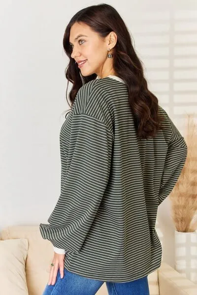 Kennedy Oversized Striped Top