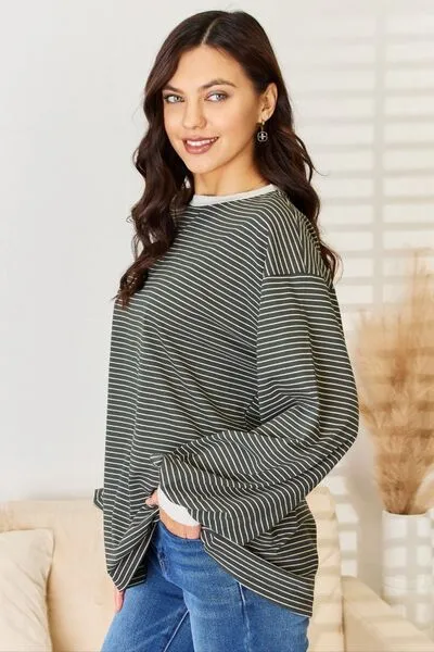 Kennedy Oversized Striped Top