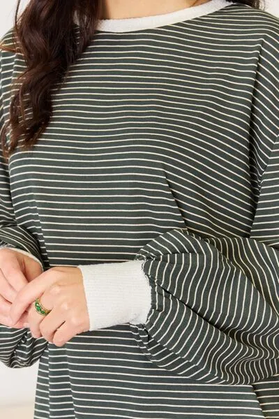 Kennedy Oversized Striped Top