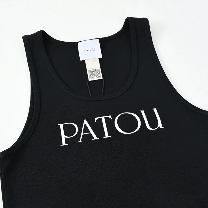 Cotton Logo Tanks & Camisoles with Crew Neck,