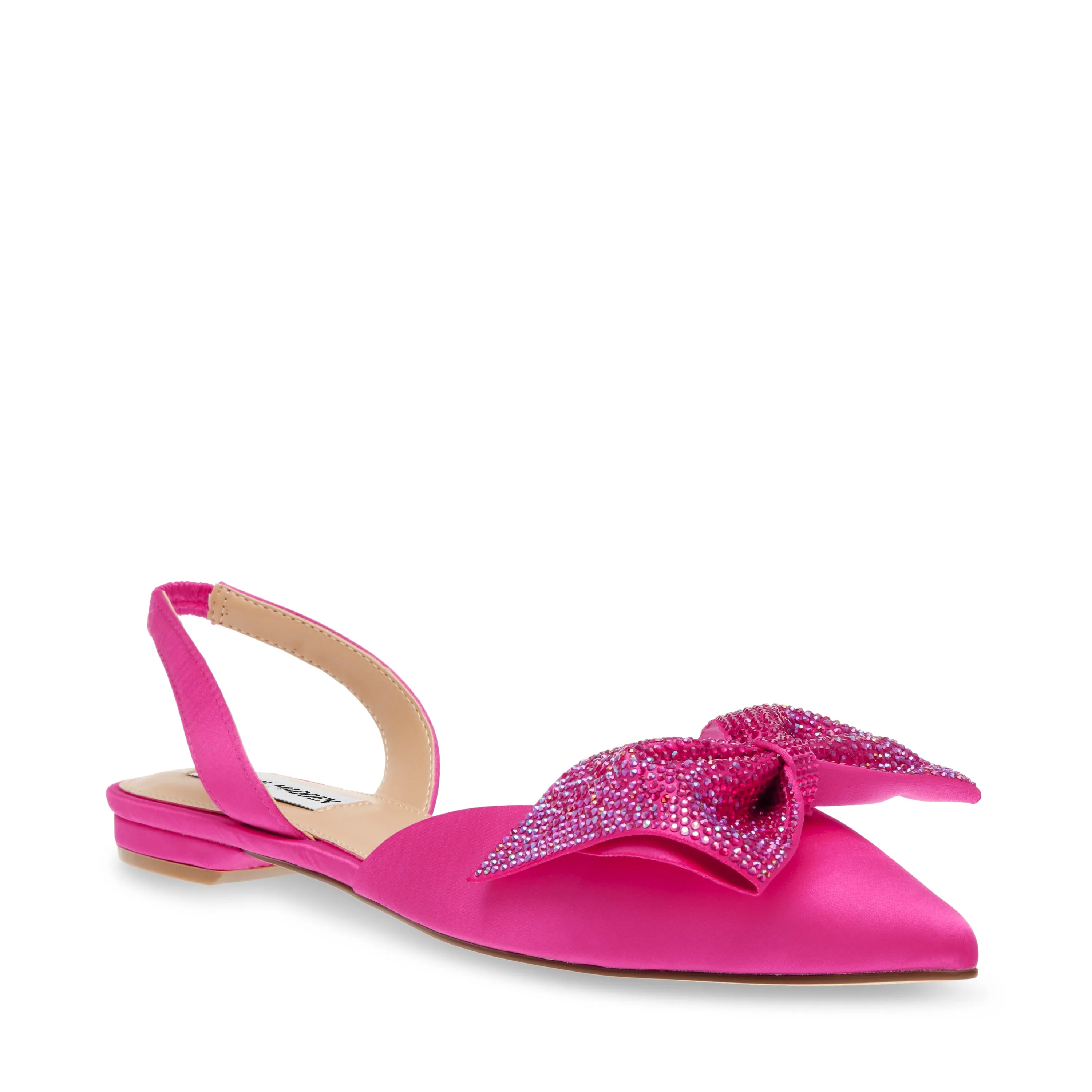 Chic Magenta Satin Cristel Sandal