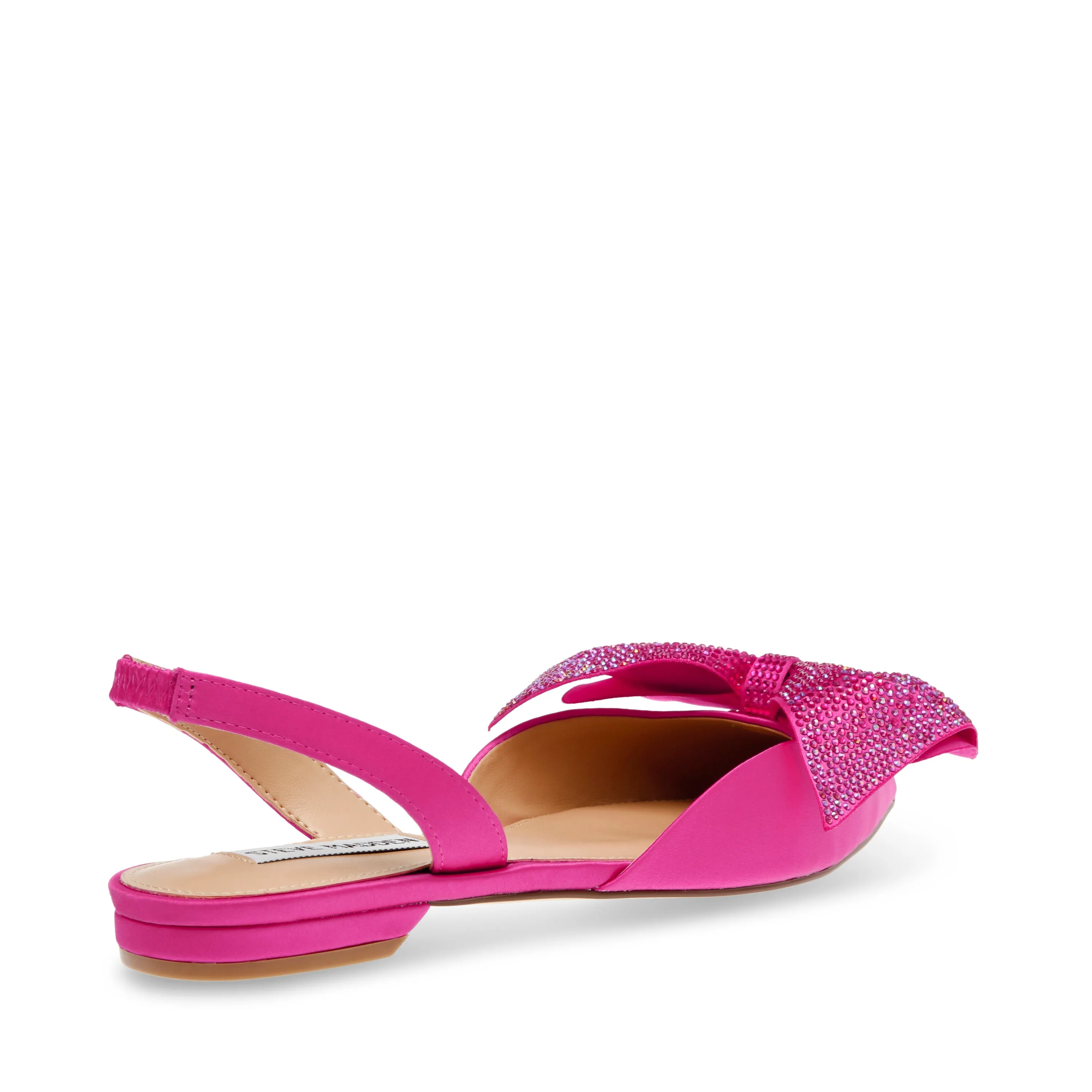 Chic Magenta Satin Cristel Sandal