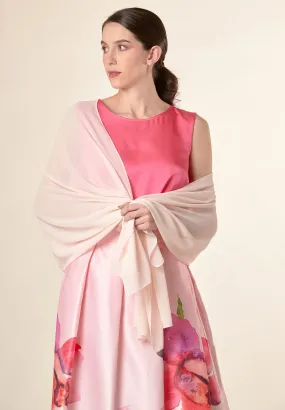 Pink Tulle Shawl Shrug