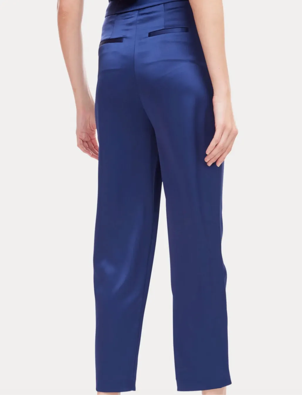 PORTIA High-Waisted Ankle-Length Trousers