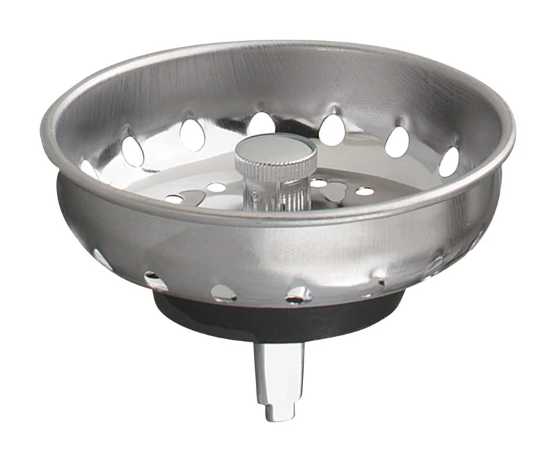 Pp820-22 Stainless Steel Strainer Basket For Standard Sinks With Fixed Post