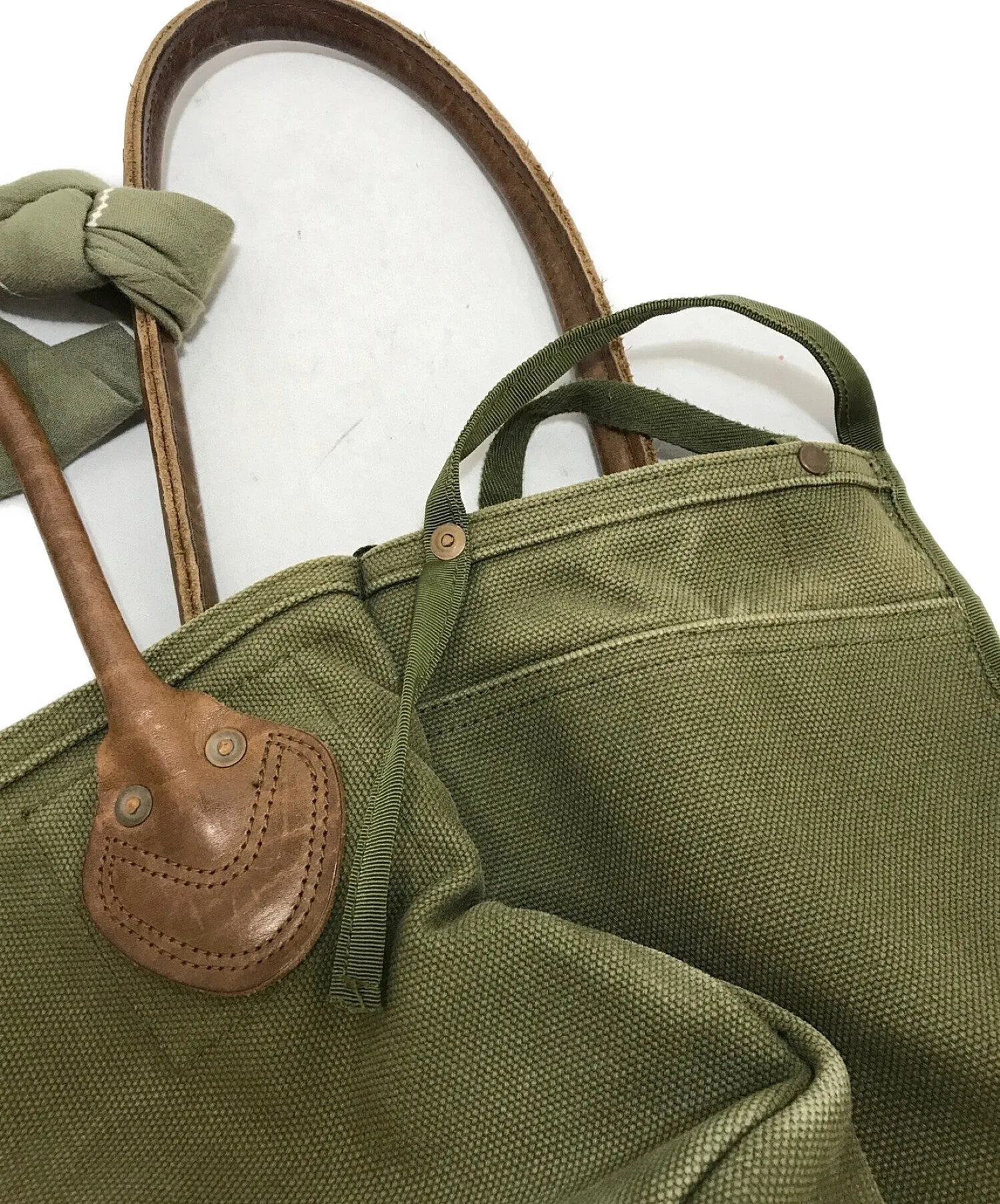 [Pre-owned] KAPITAL No.4 Army Canvas MILK BAG XXS