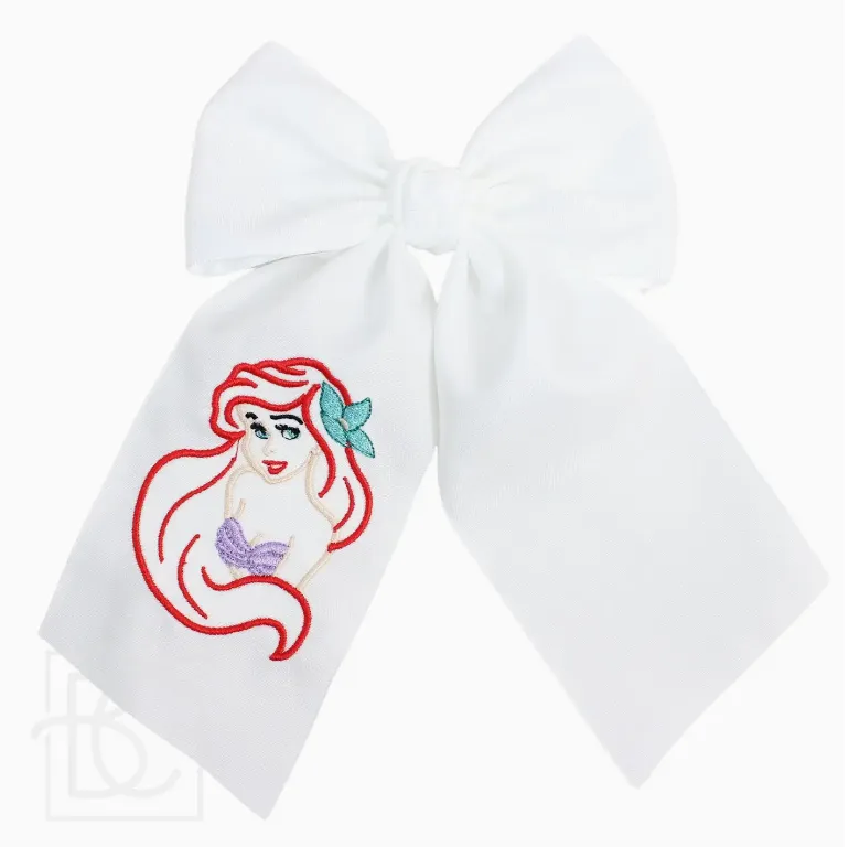 Princess Embroidered Bow Headband