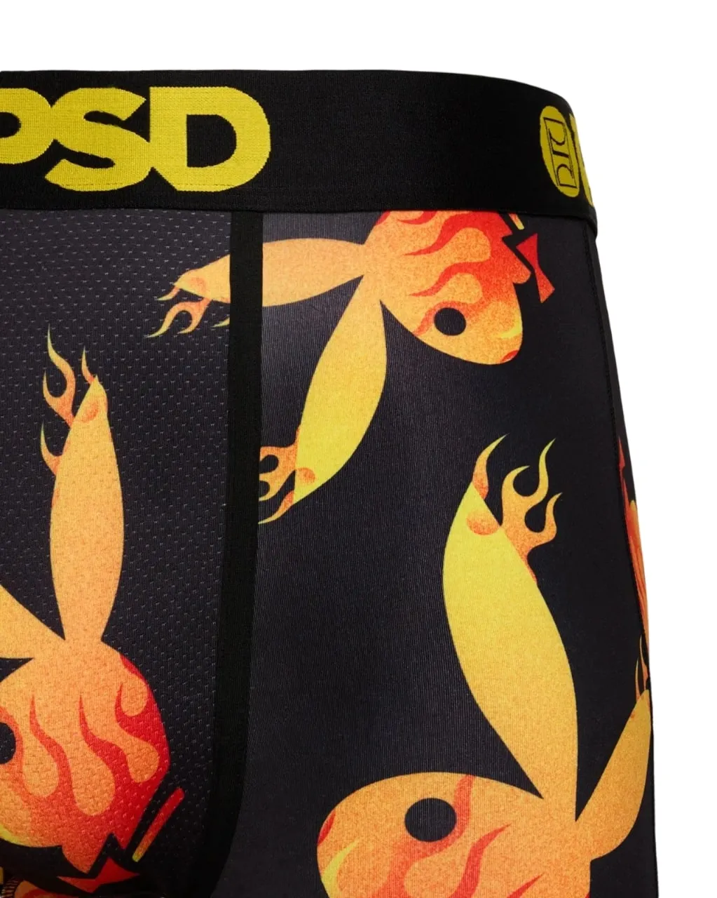 PSD Men's Playboy Flames Boxer Briefs