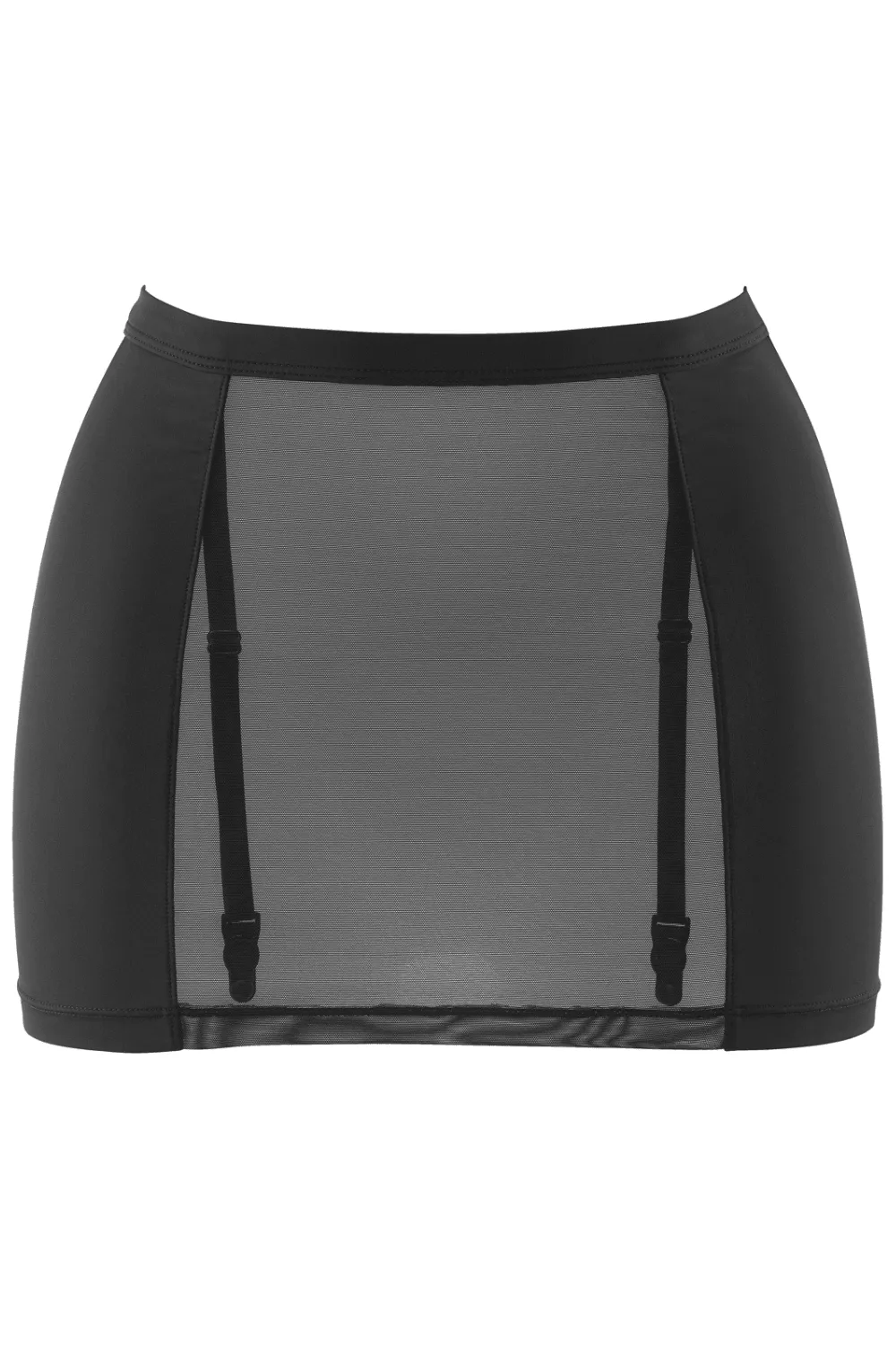 Black Naked Back Skirt