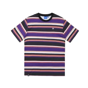 Purple and Black Striped T-Shirt