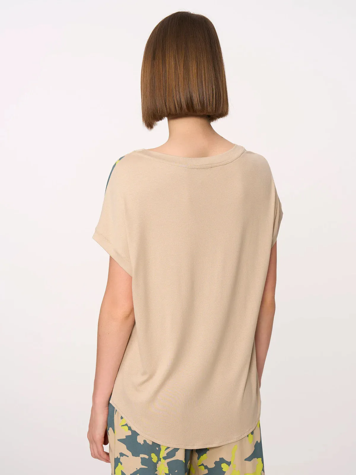 RAGNO Dn03tx Viscose Round Neck T-shirt