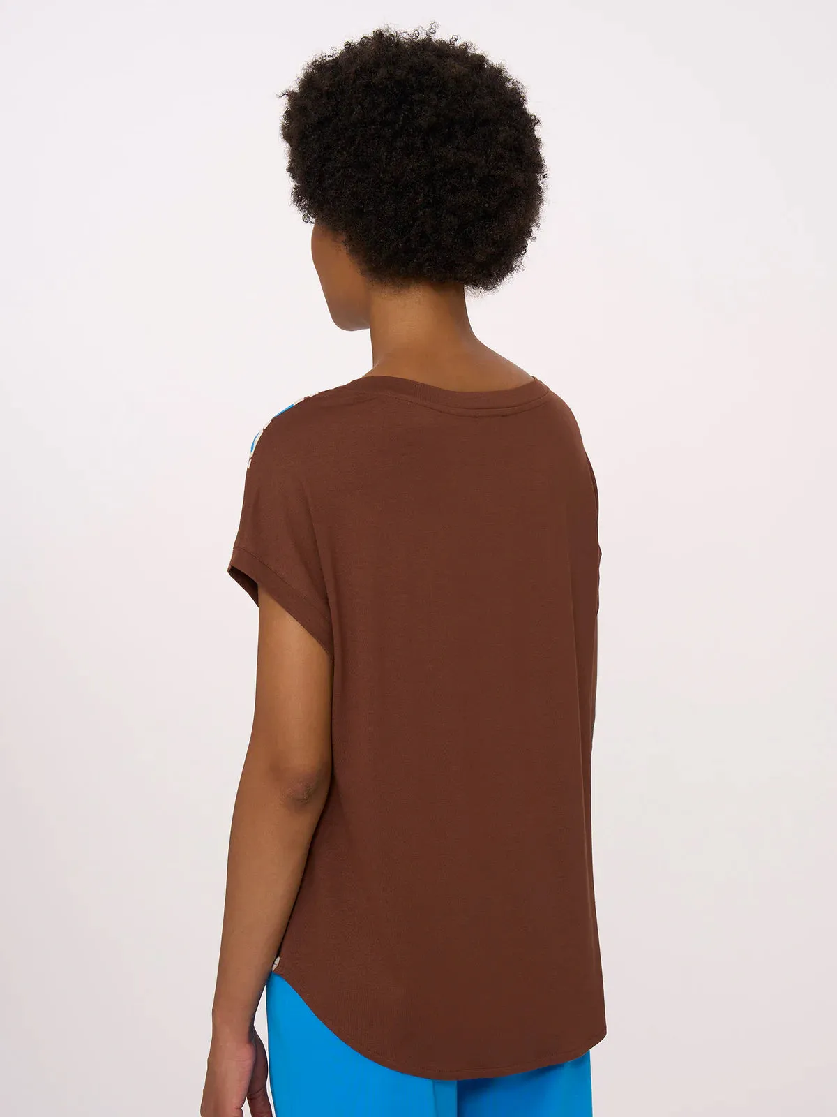 RAGNO Dn03tx Viscose Round Neck T-shirt