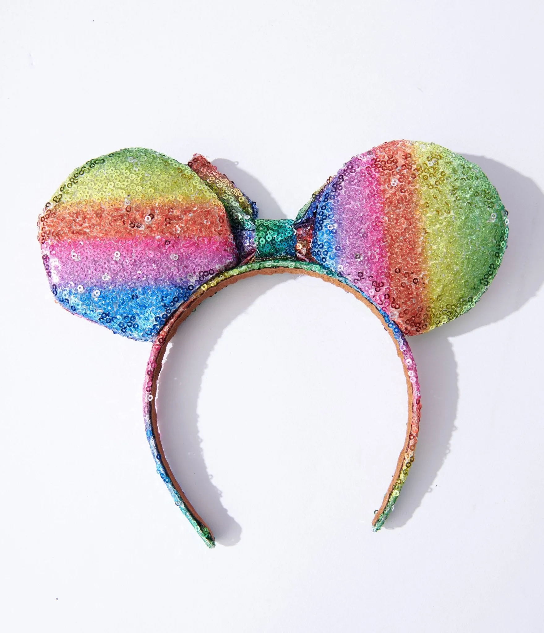 Rainbow Sequin Mouse Headband