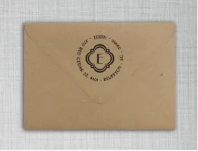 Edith Return Address Stamp