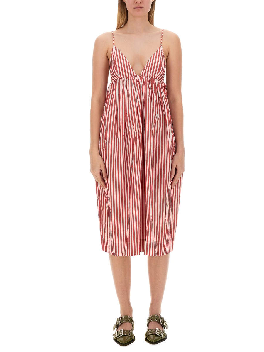 GANNI Striped Dress