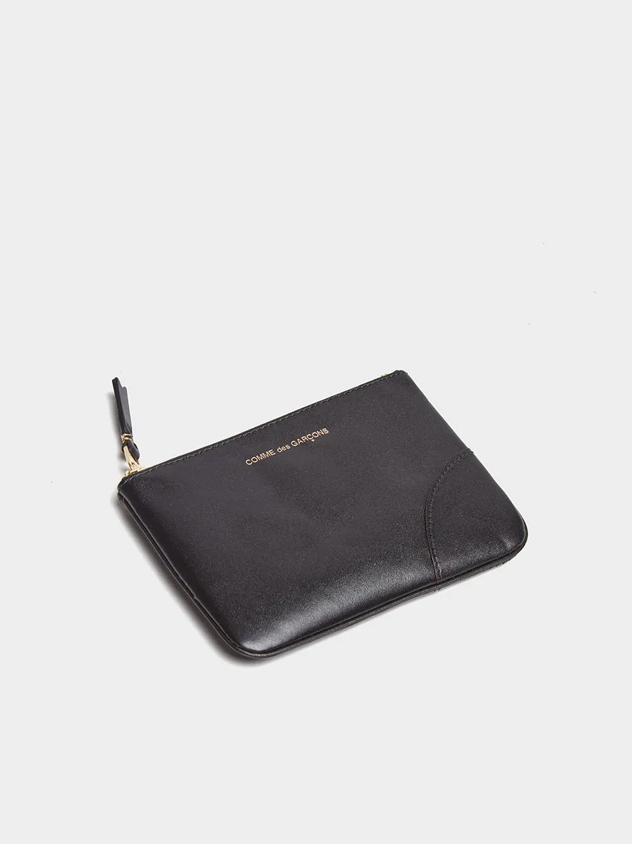 Classic Leather Line SA8100 Zip Pouch, Black