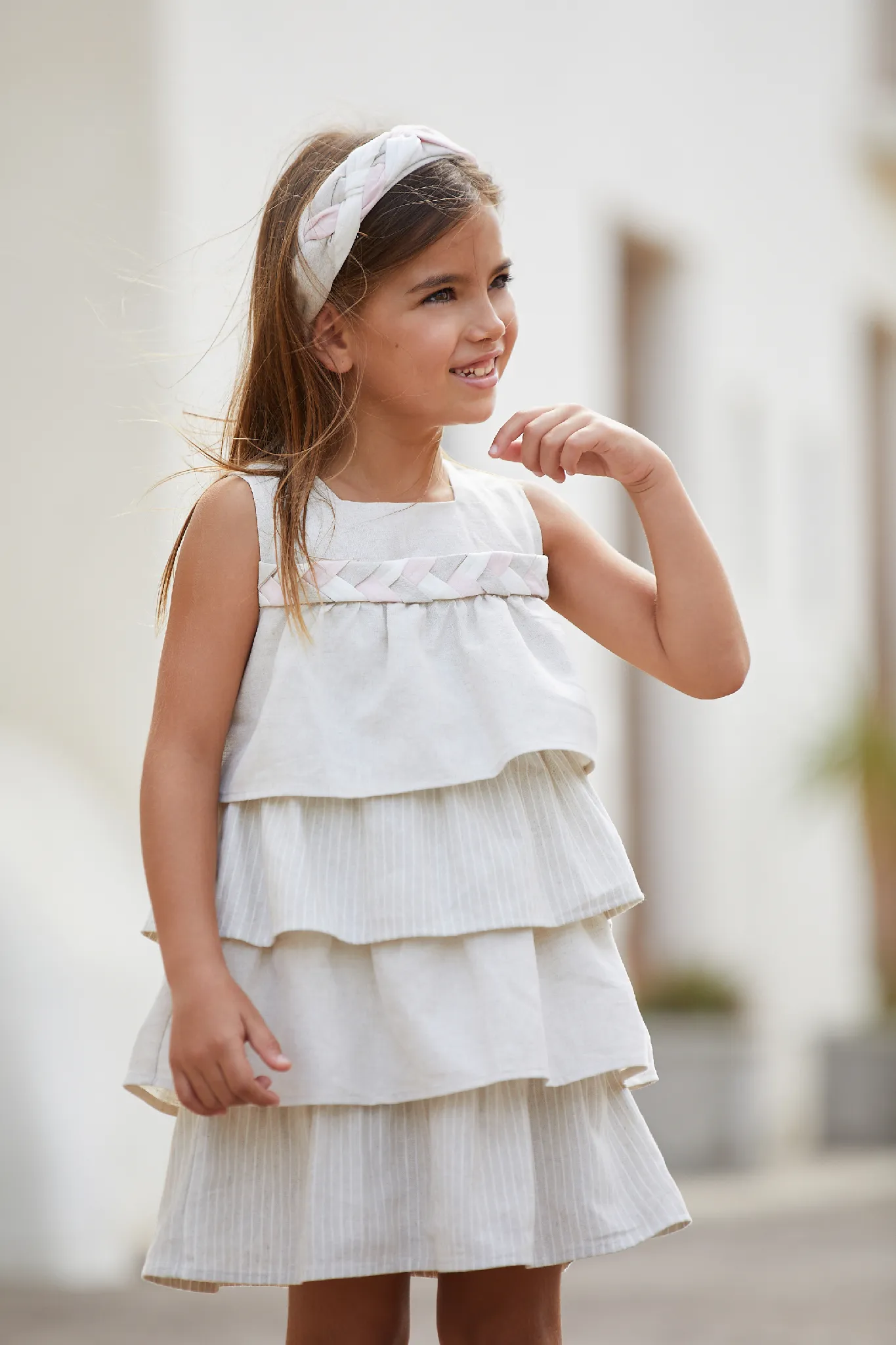 Sand Flor Del Desierto Girl Dress