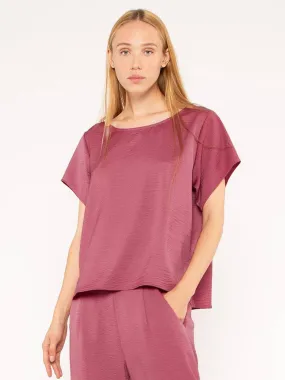 Satin Crepe Everyday T-Shirt