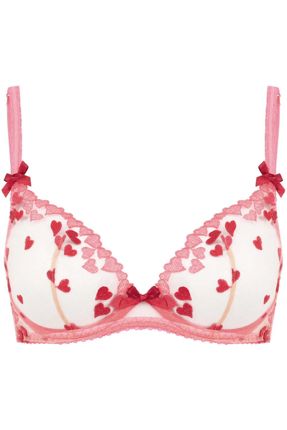 Cupid brand underwired plunge bra