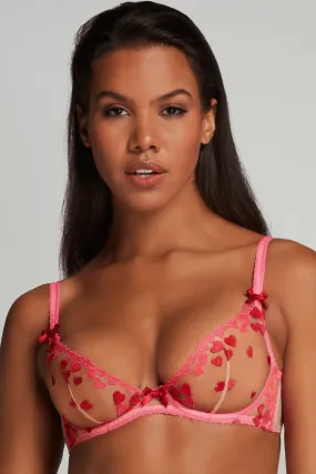 Cupid brand underwired plunge bra