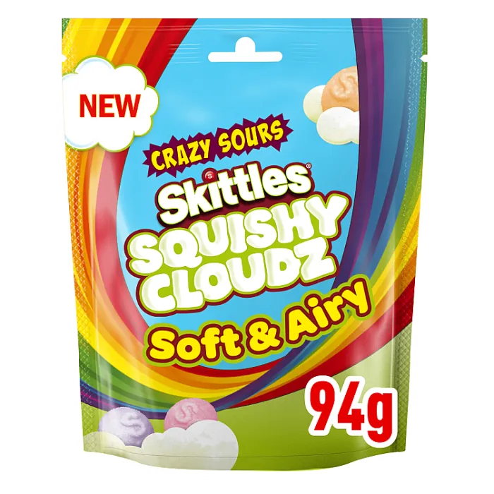 Skittles Squishy Sour Cloudz, 94g