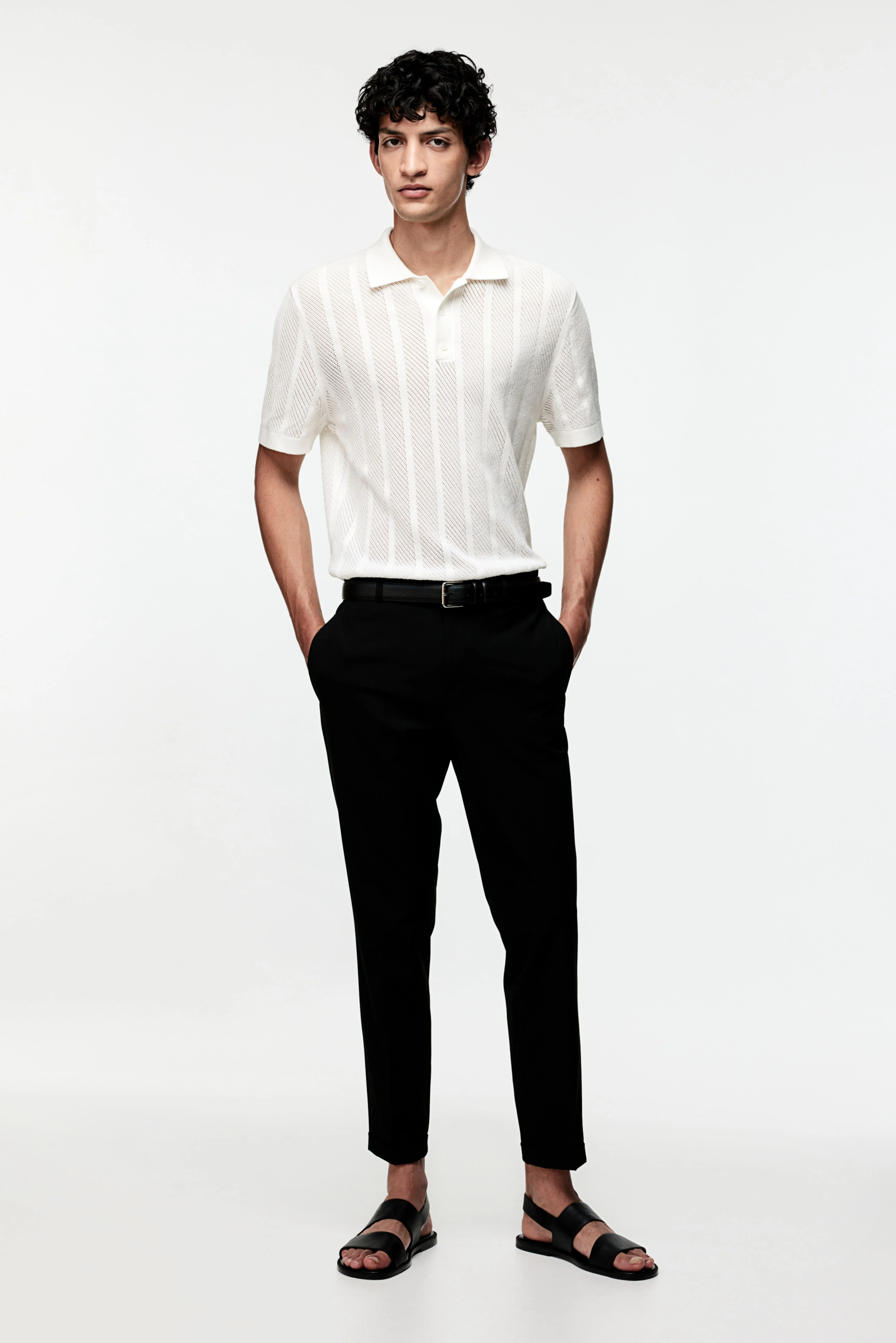 Slim Fit Ankle-Length Pants