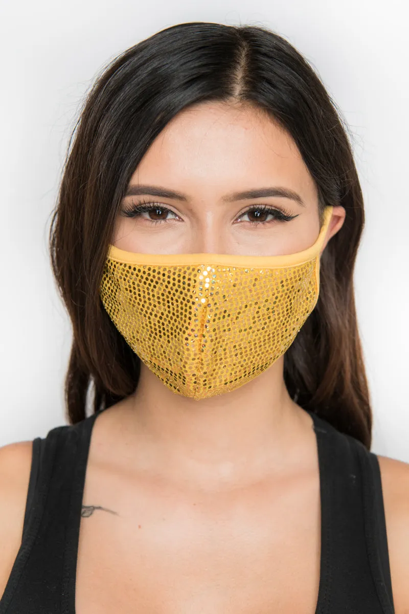 Sequin Face Mask