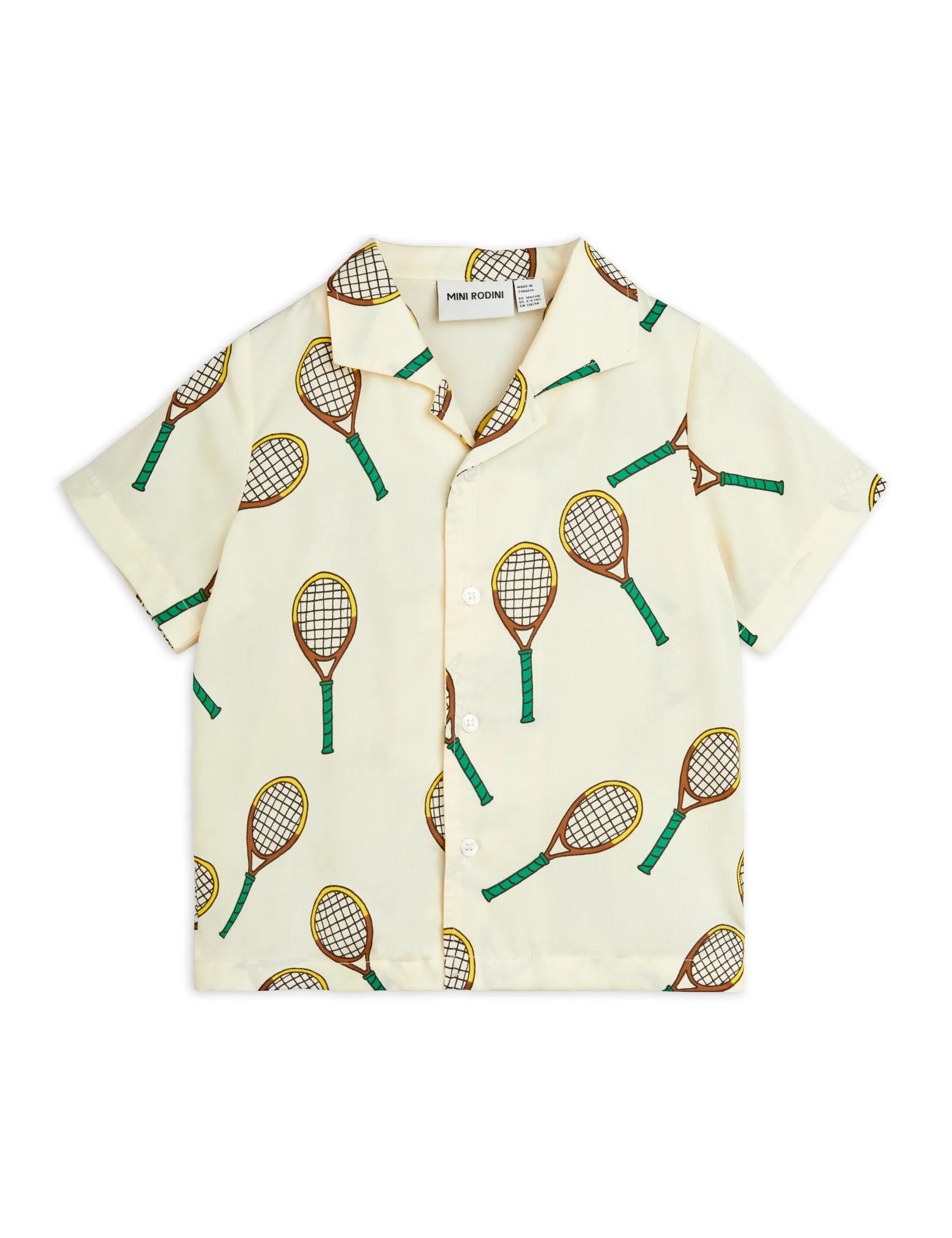 TENNIS AOP WOVEN SS SHIRT