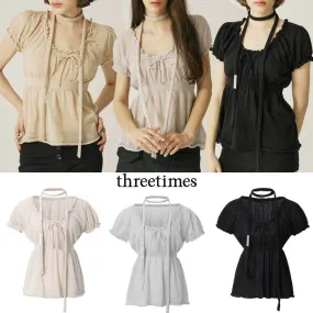 Casual Style Street Style Short Sleeve Elegant Style