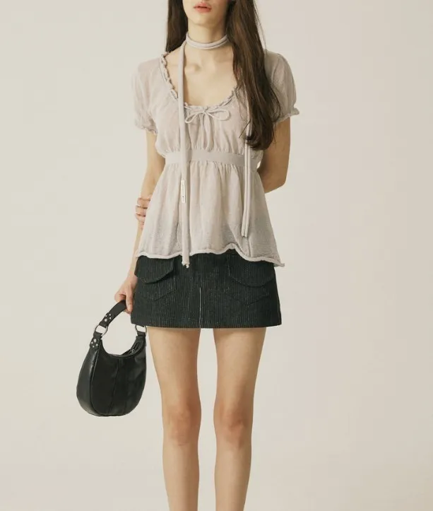 Casual Style Street Style Short Sleeve Elegant Style