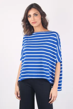 Striped Navy/White Maglia Top