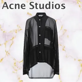 Acne Studios Logo Shirts & Blouses in Casual Style