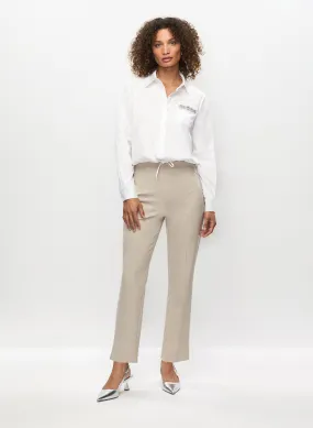 Stylish Tie Detail Shirt with Ankle Length Pants