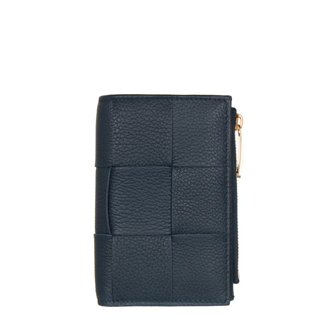 Deep Blue Bi-Fold Cassette Zip Wallet