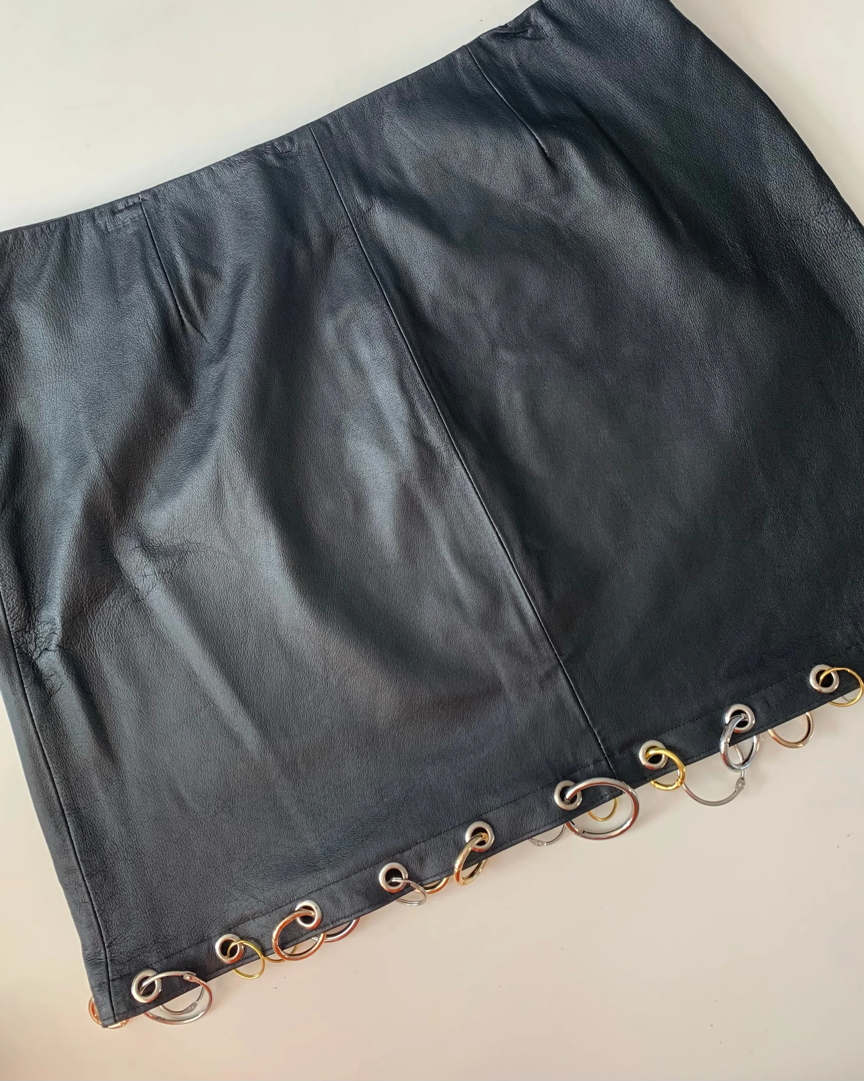 Custom Grommet Ring Mini Skirt