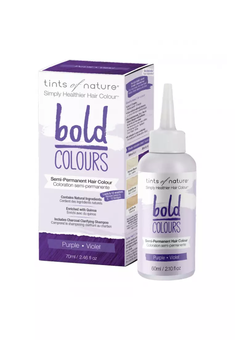 Tints of Nature Tints of Nature Bold Colours Semi-Permanent Color Dye 70ml (Purple)