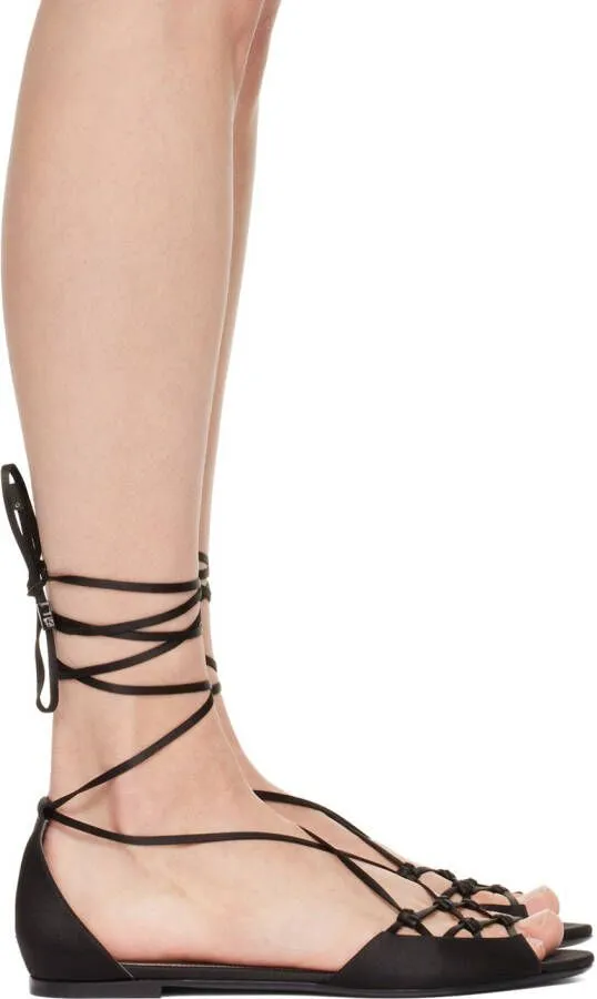 TOM FORD Black Wrap Sandals