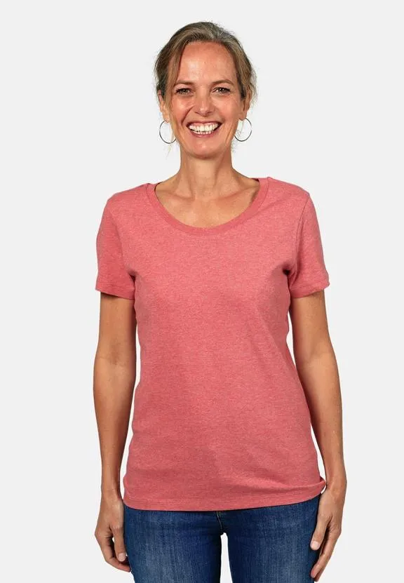 TORLAND T-Shirt Expresser Heather Cranberry Red