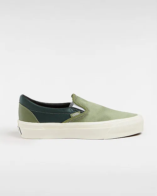 VANS Unisex Green Slip-on Satin Shoes