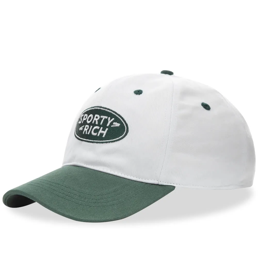 White and Green Sporty & Rich Inspired Hat