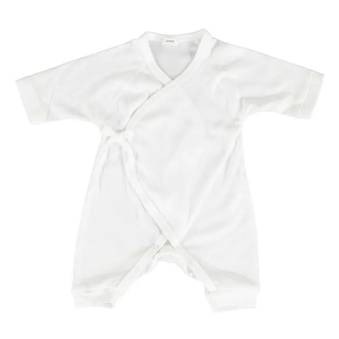 White Makié Baby Cotton Hadagi Romper