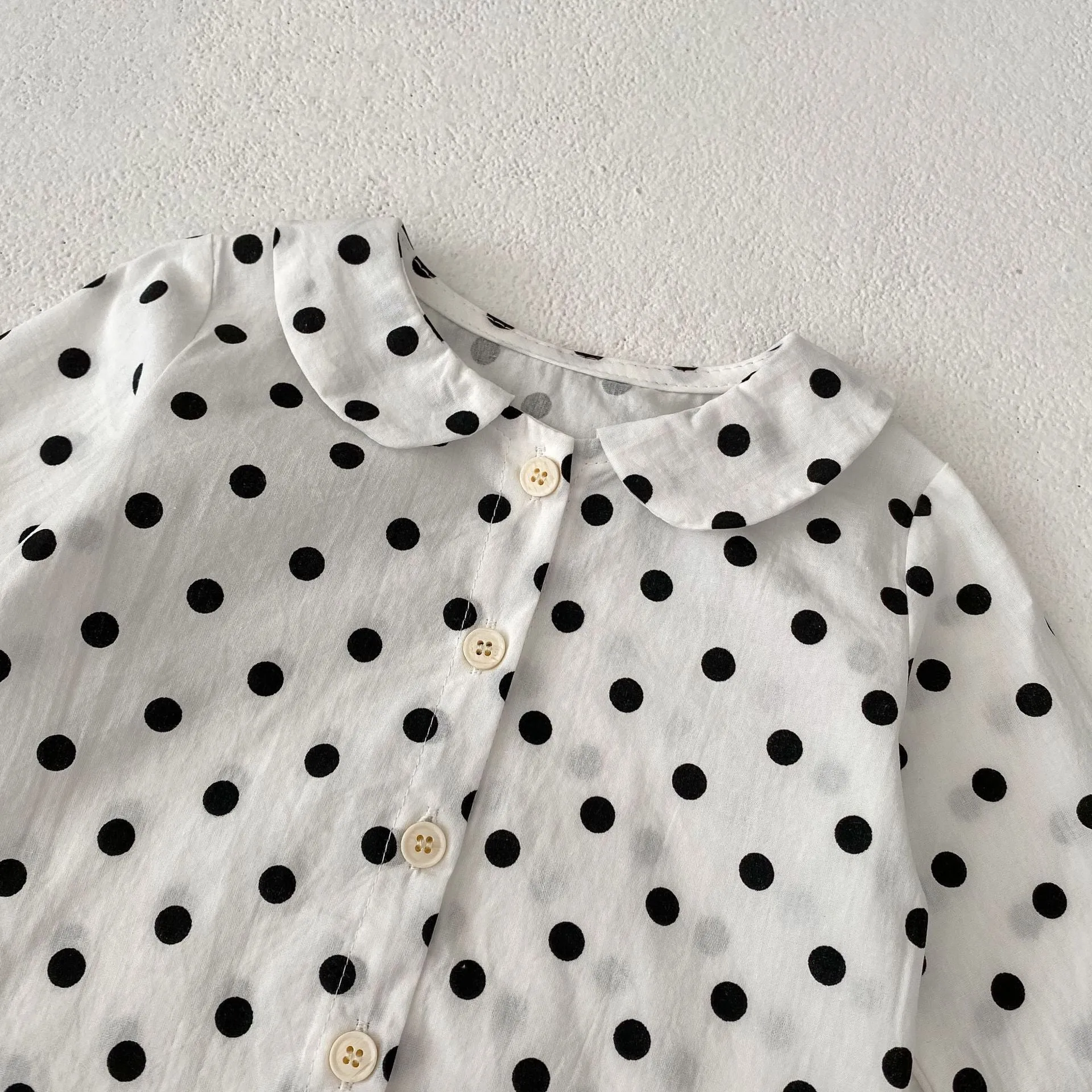 Wholesale Polka Dot Tops for Baby Girls