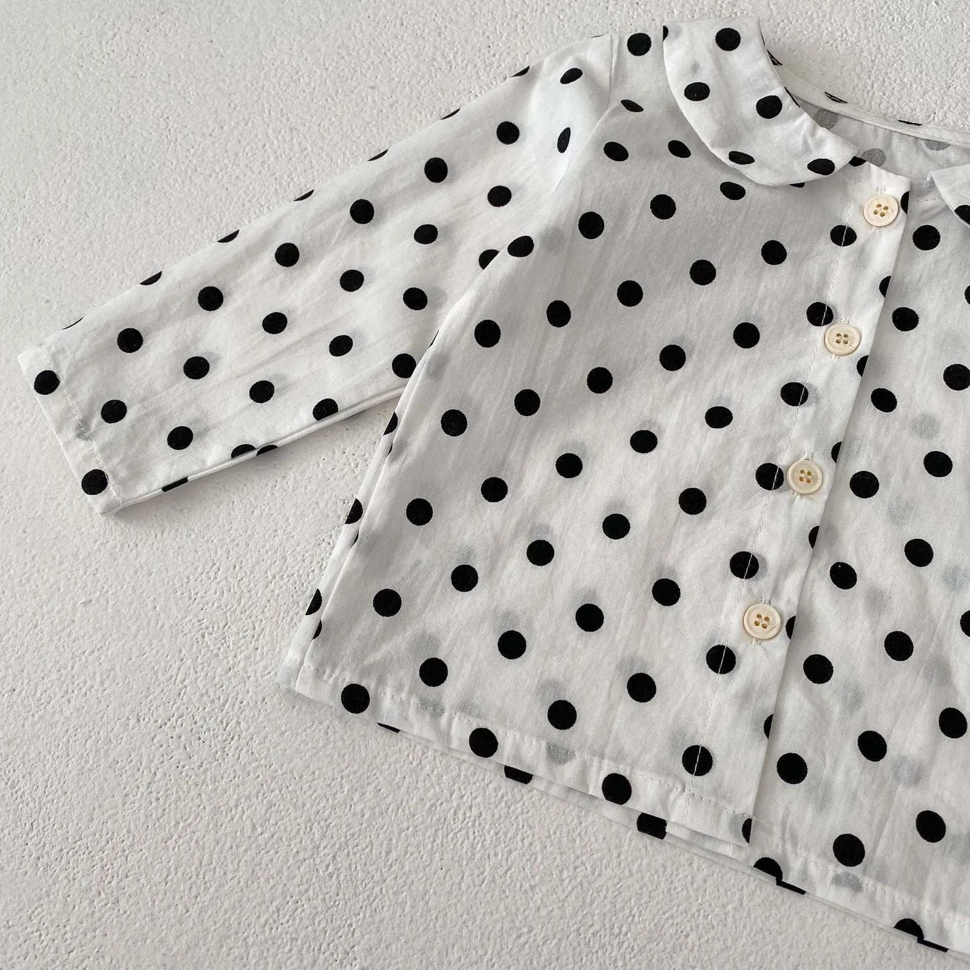 Wholesale Polka Dot Tops for Baby Girls