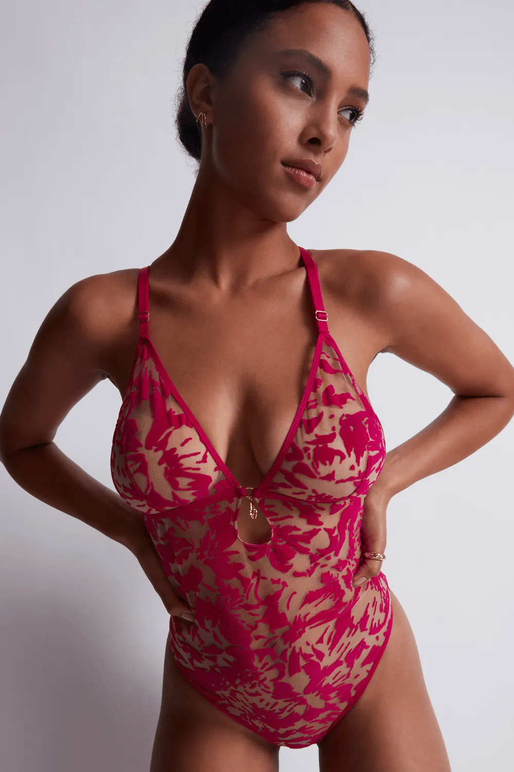 Wild Vibration Thong Bodysuit, Size XS (UK 8)