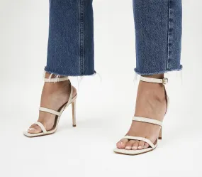 Women's Off White Leather Office Hummingbird Sandals