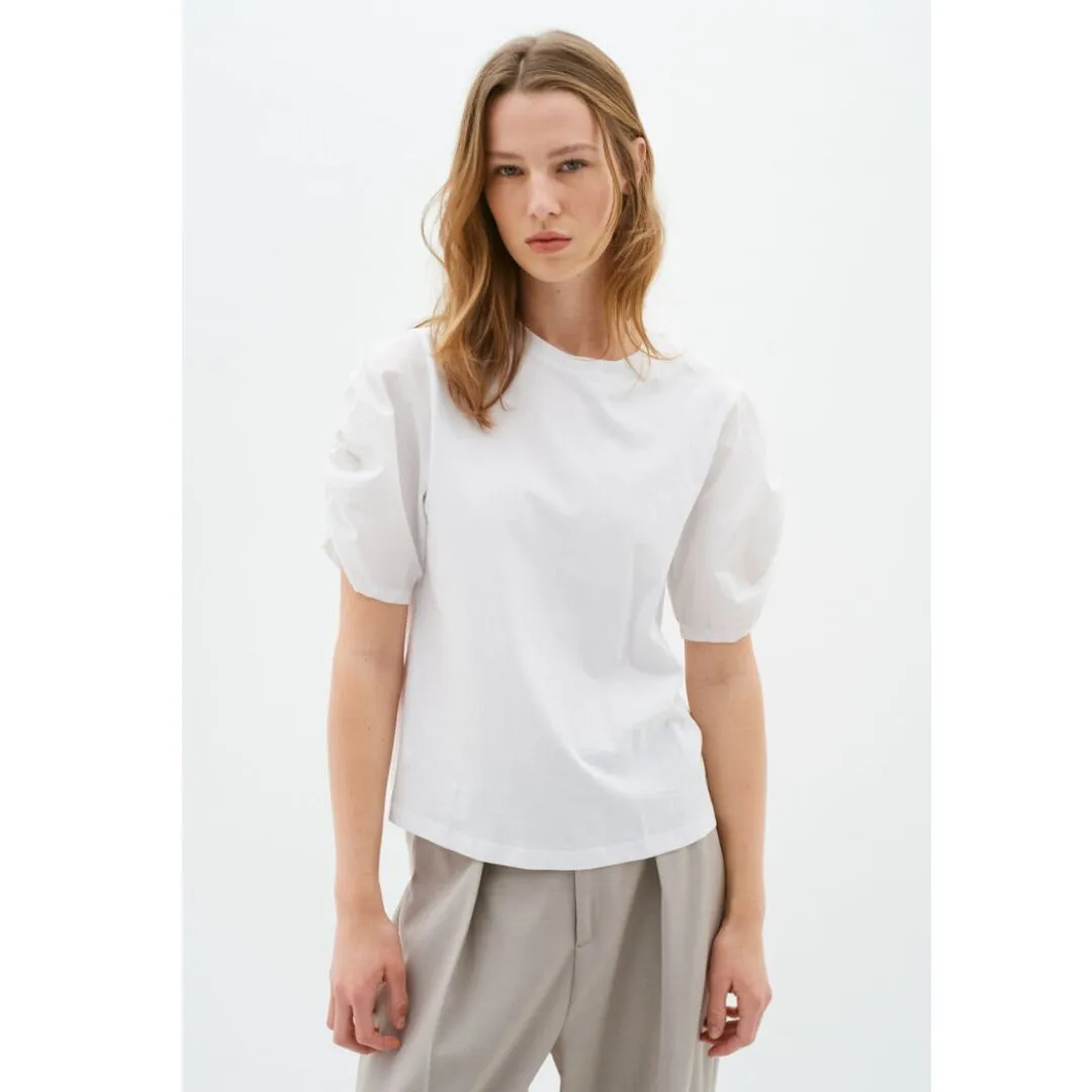 Woven trim T-shirt by Payana