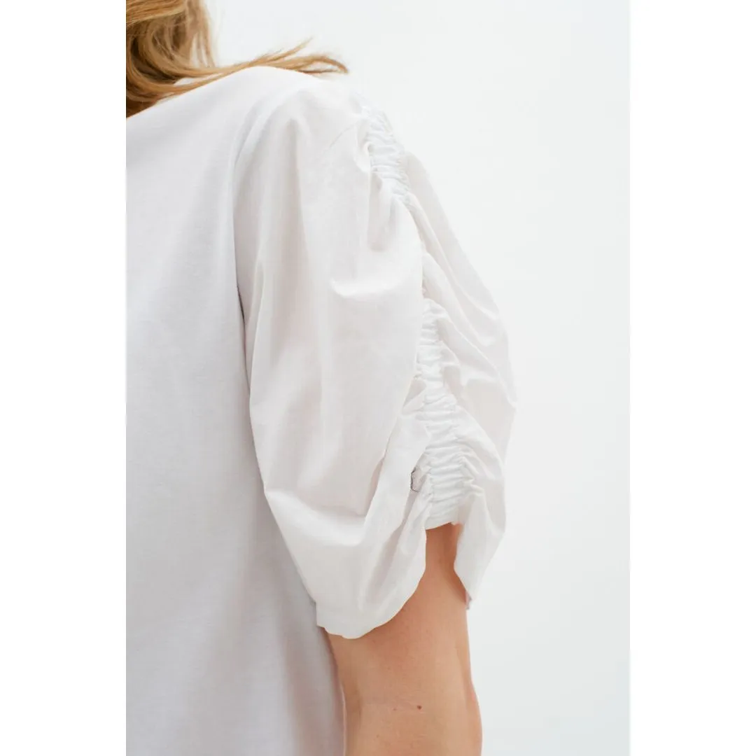 Woven trim T-shirt by Payana