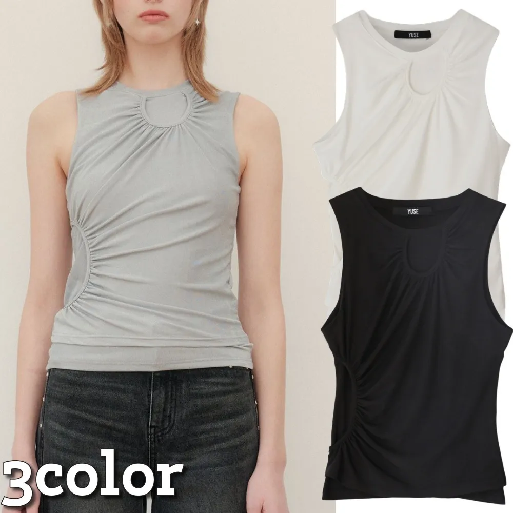 YUSE Street Style Plain Tank Tops & Sleeveless Shirts