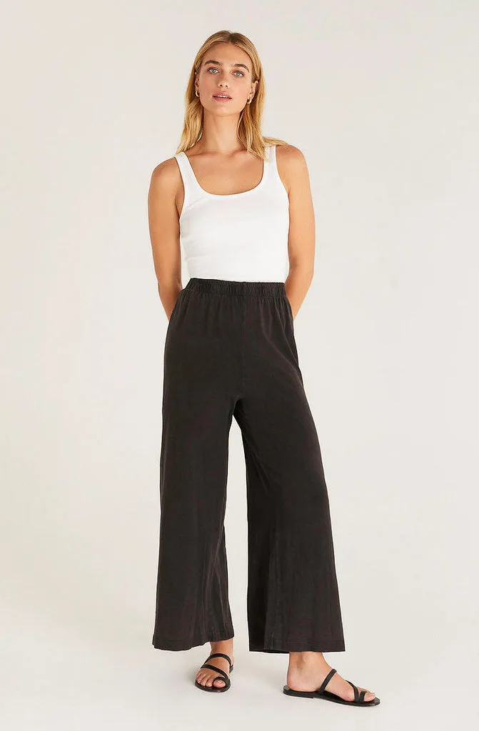 Z Supply Crop Flare Pant in Scout Jersey