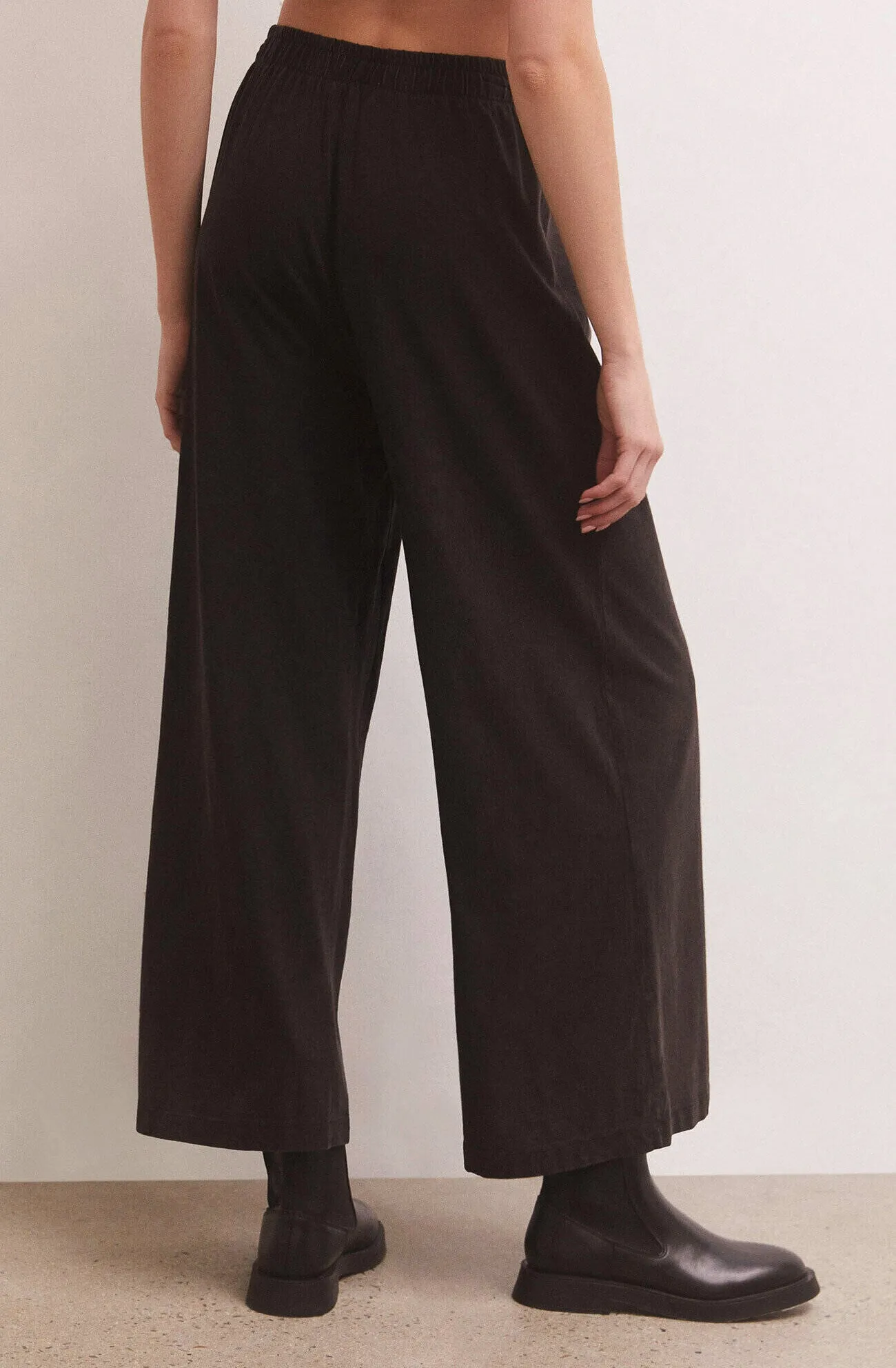 Z Supply Crop Flare Pant in Scout Jersey